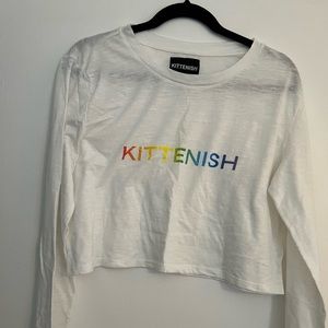 Kittenish Long Sleeve Crop